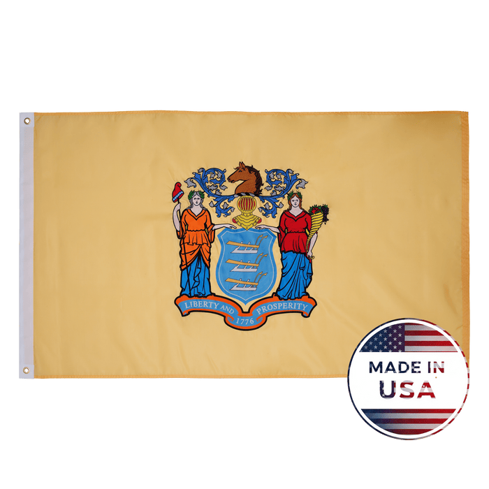 New Jersey State Flag - 100% Made in USA