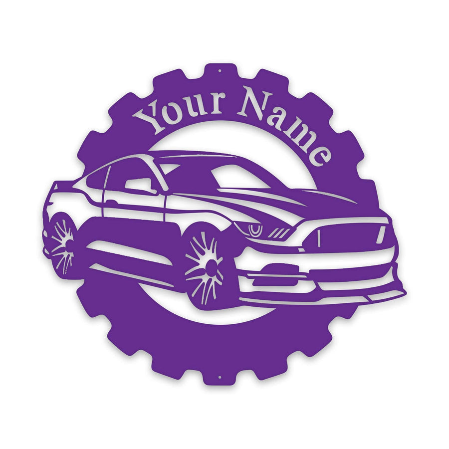 NEW! Mustang Classic Car - Metal Car Collection Sign