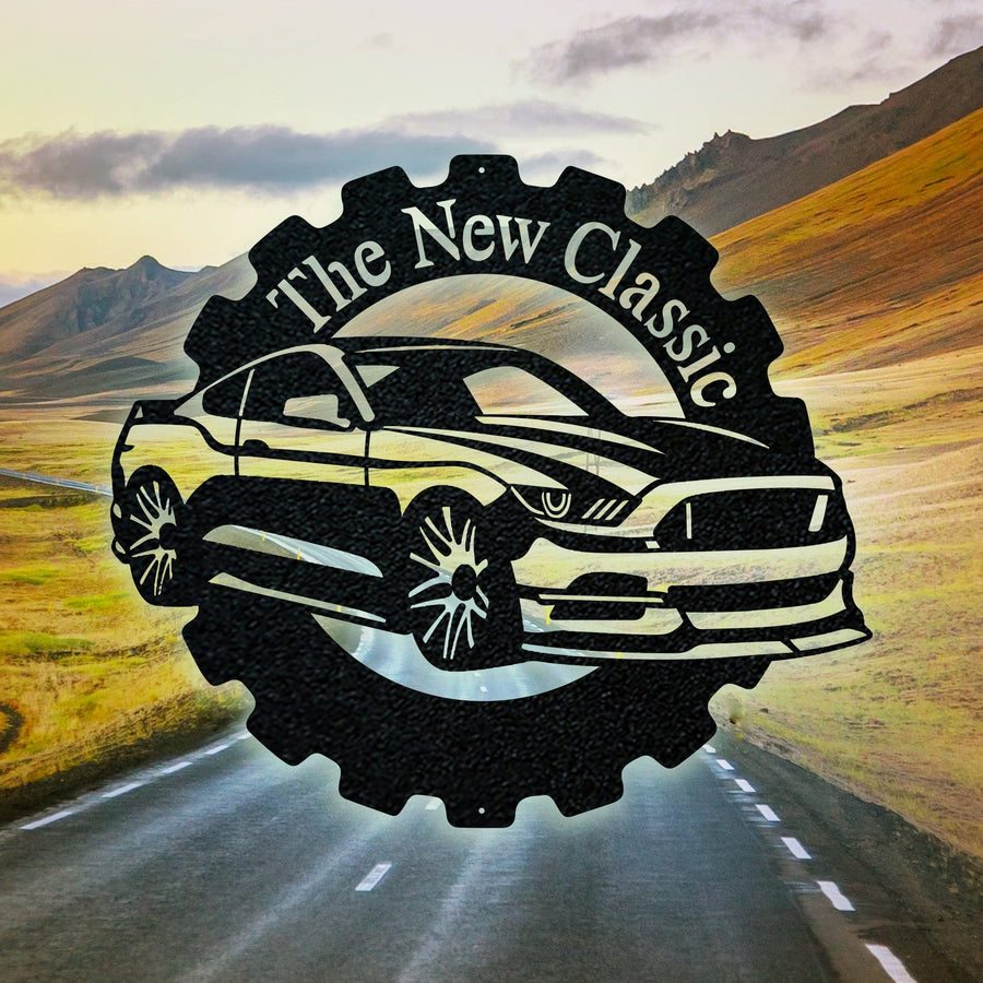 NEW! Mustang Classic Car - Metal Car Collection Sign