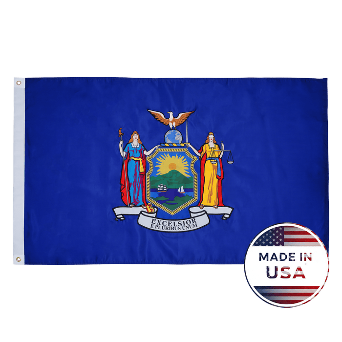 New York State Flag - 100% Made in USA