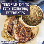 New Zealand Lamb & Game BBQ Rub Bougie BBQ Gustus Vitae