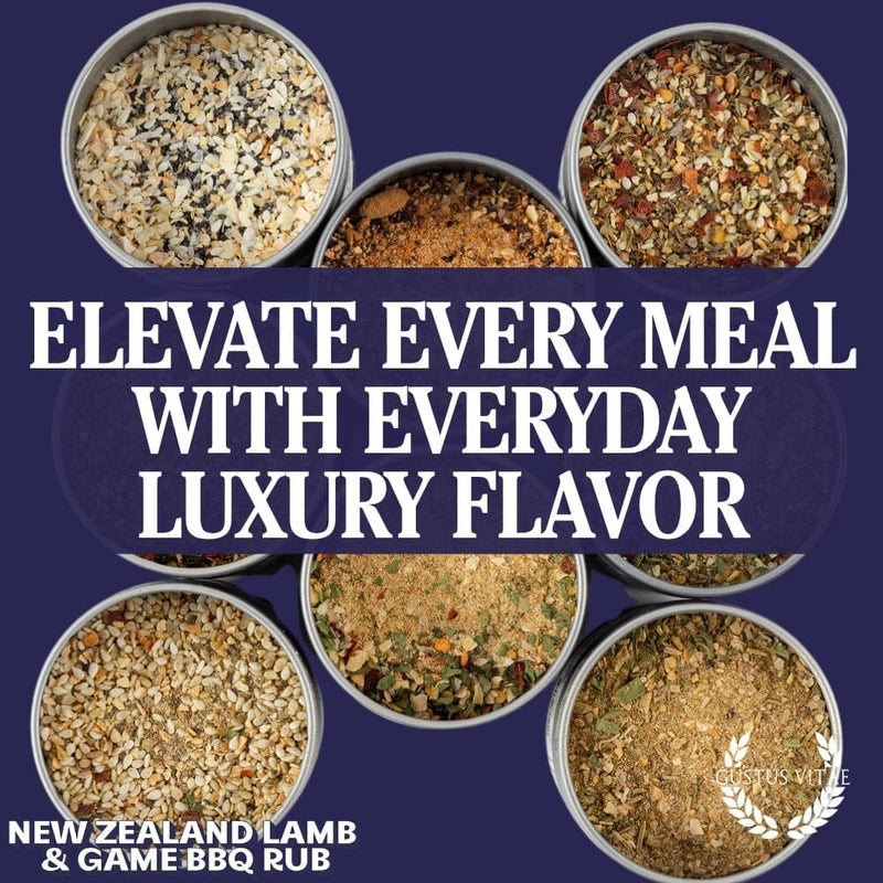 New Zealand Lamb & Game BBQ Rub Bougie BBQ Gustus Vitae