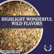 New Zealand Lamb & Game BBQ Rub Bougie BBQ Gustus Vitae