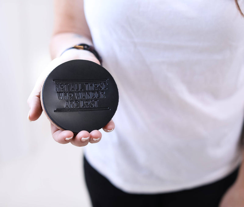 Genuine Leather Coaster Set (4) - Lifetime Leather Co