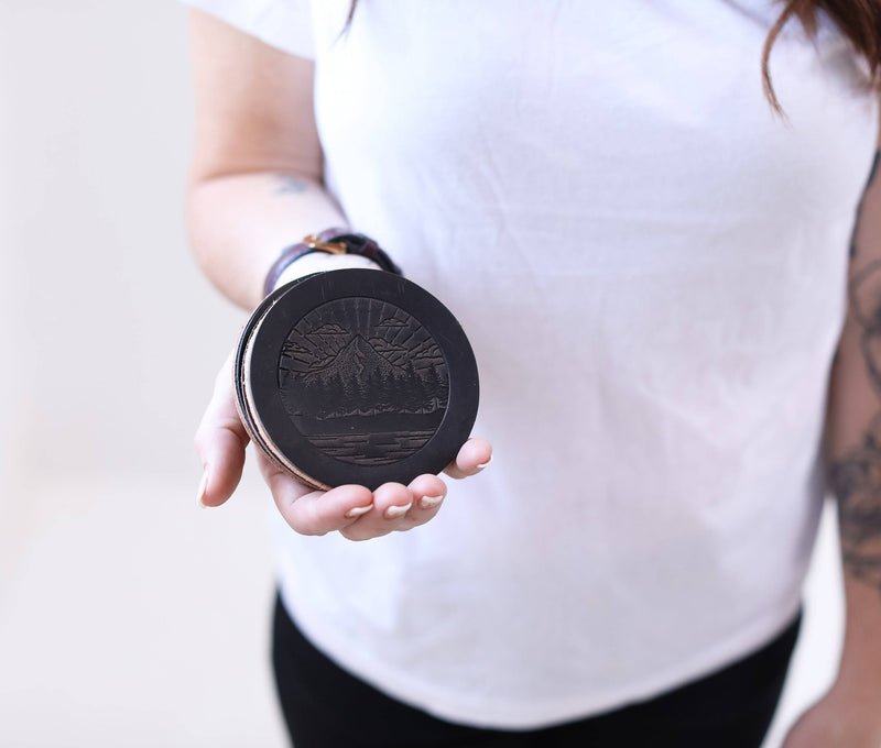 Genuine Leather Coaster Set (4) - Lifetime Leather Co