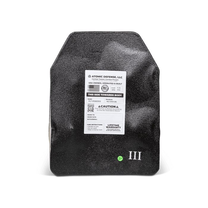 NIJ Level III+ Body Armor Plate | ESAPI | Light-weight