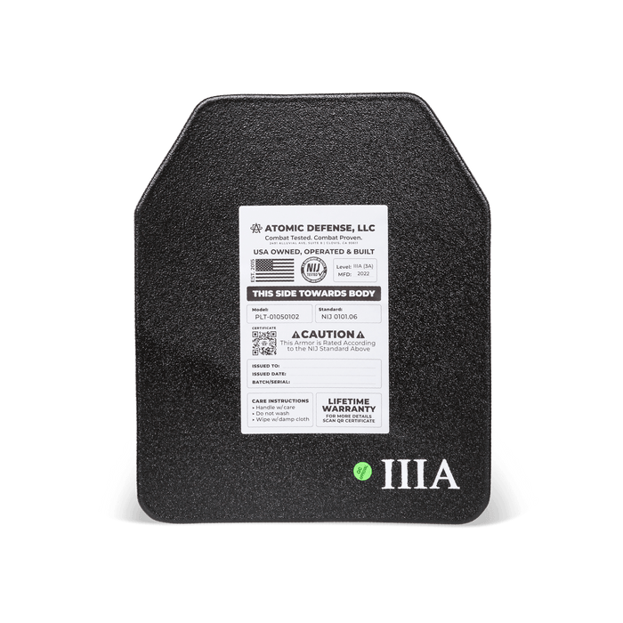 NIJ Level IIIA+ Body Armor Plates | ESAPI | Hard & Soft