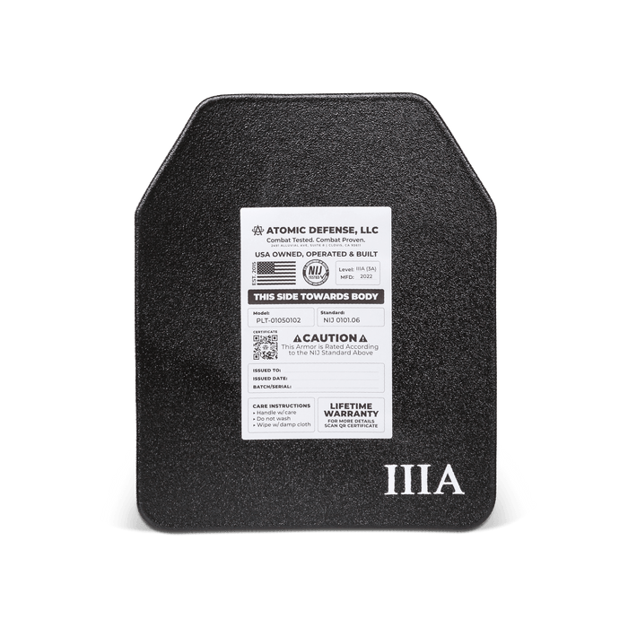 NIJ Level IIIA+ Body Armor Plates | ESAPI | Hard & Soft