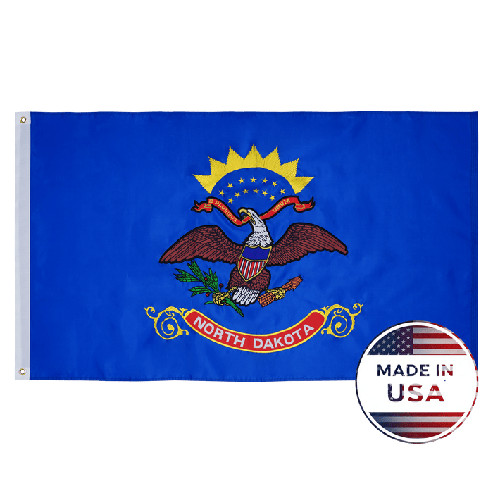 North Dakota State Flag - 100% Made in USA