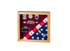 Flag Display Case showcases both the flag and military awards,(Red Felt), Flag Display Case showcases both the flag and military awards, The Military Gift Store, American Flag Frames (43)