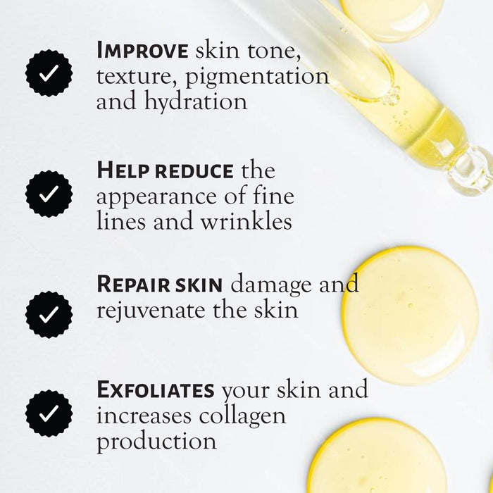 Market Fresh Beauty Vitamin C Serum with Ferulic Acid, Niacinamide, & Malachite Extract | Brighten & Smooth | Fragrance-Free | 2 fl oz