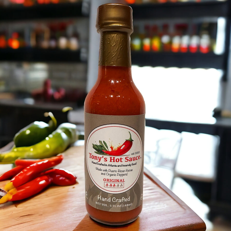 Tony's Handcrafted Hot Sauce- Original  Hot Sauce Gift Set