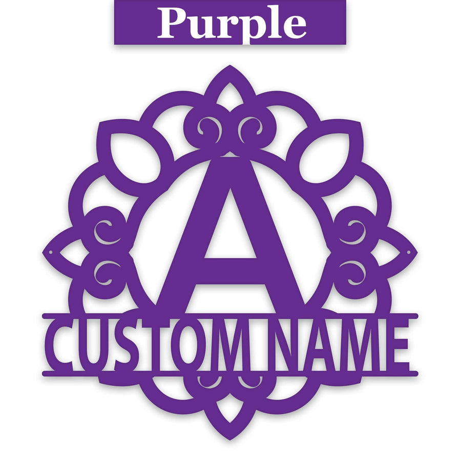 Ornate Border Alphabet Style 1