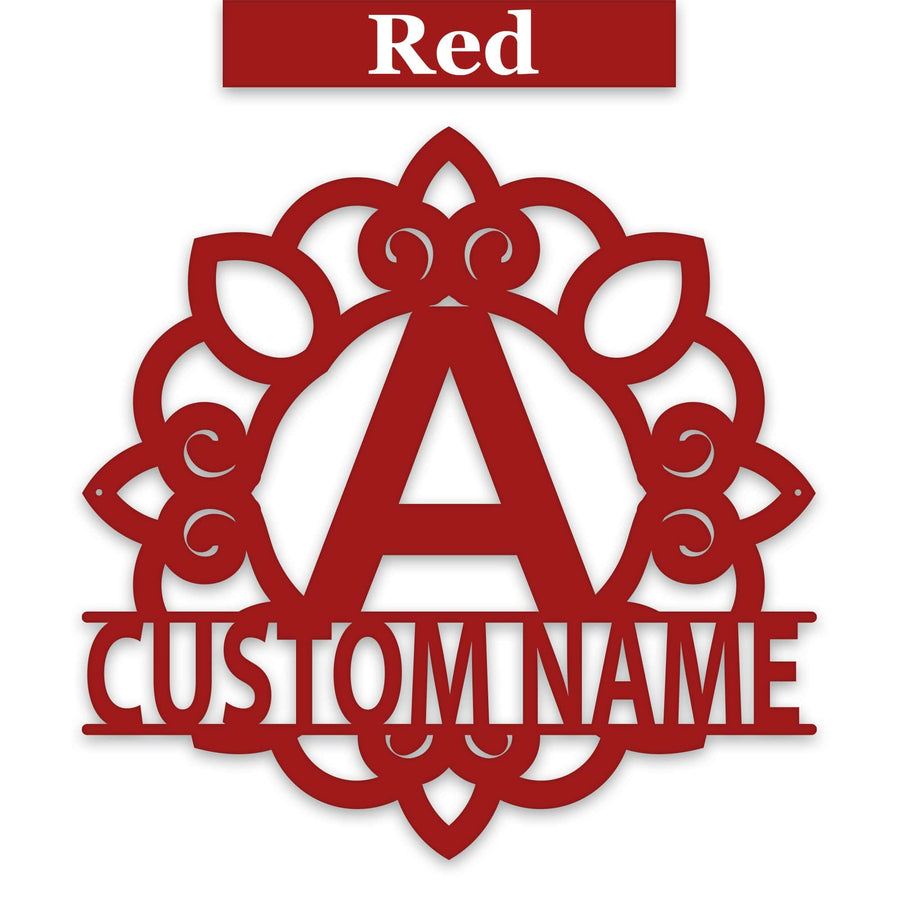 Ornate Border Alphabet Style 1