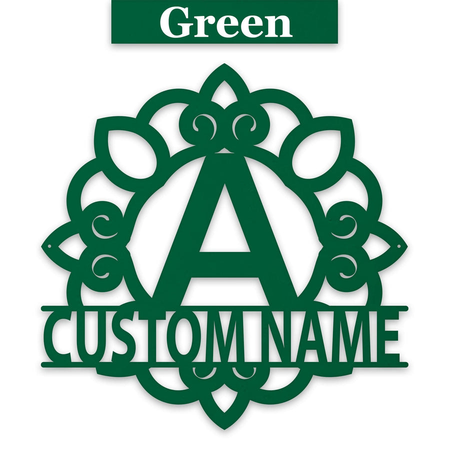 Ornate Border Alphabet Style 1