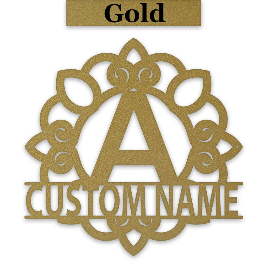Ornate Border Alphabet Style 1