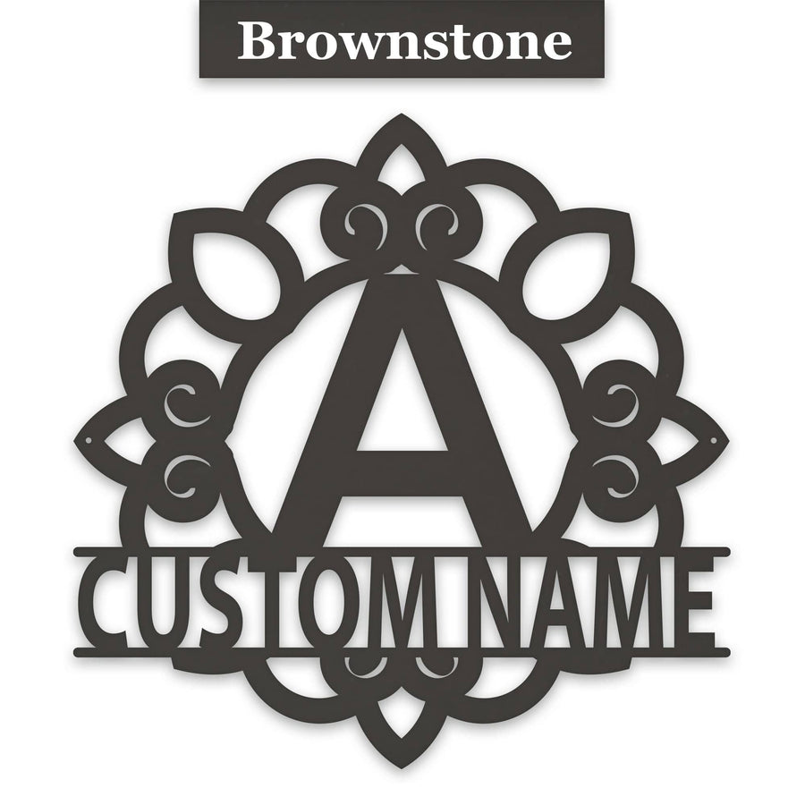 Ornate Border Alphabet Style 1