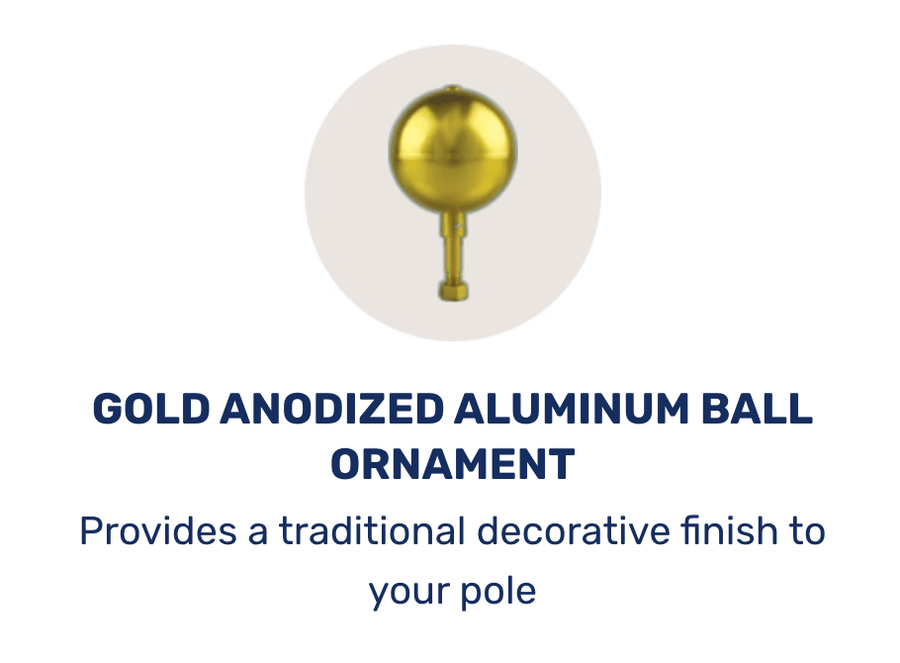 Patriotic Series Residential Aluminum Flagpole