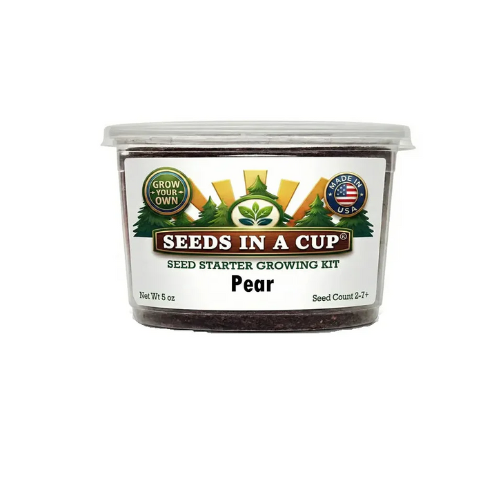 Pear Tree Grow Kit with Non-GMO Seeds & Planter