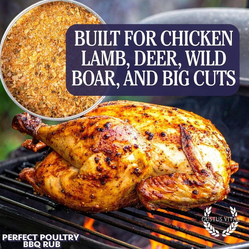 Perfect Poultry BBQ Rub Bougie BBQ Gustus Vitae