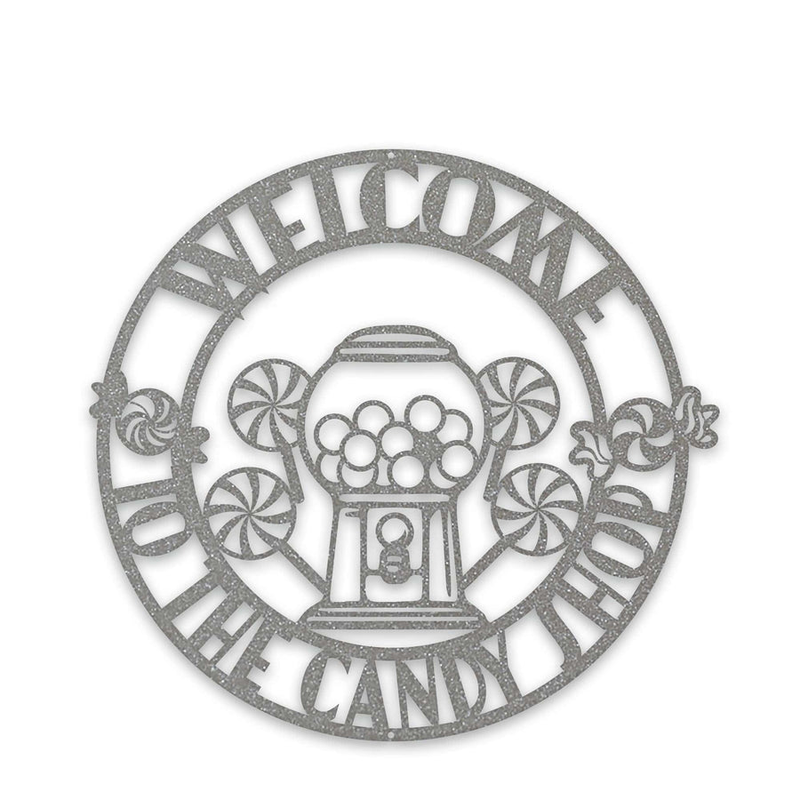 Personalized Candy Shop Metal Sign, Sweets, Custom