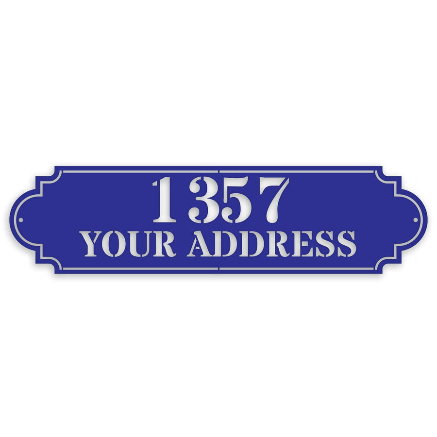Personalized Horizontal Address Plaque