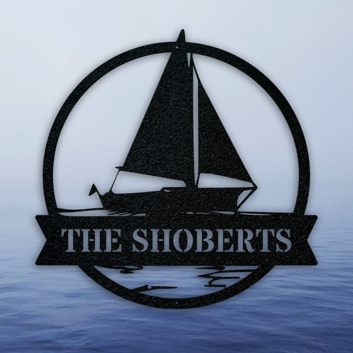 Personalized Sailboat Monogram