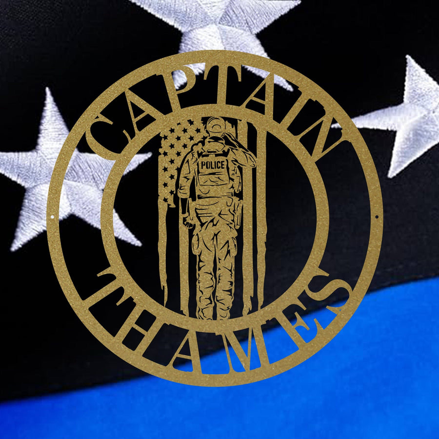 Police Circle Monogram