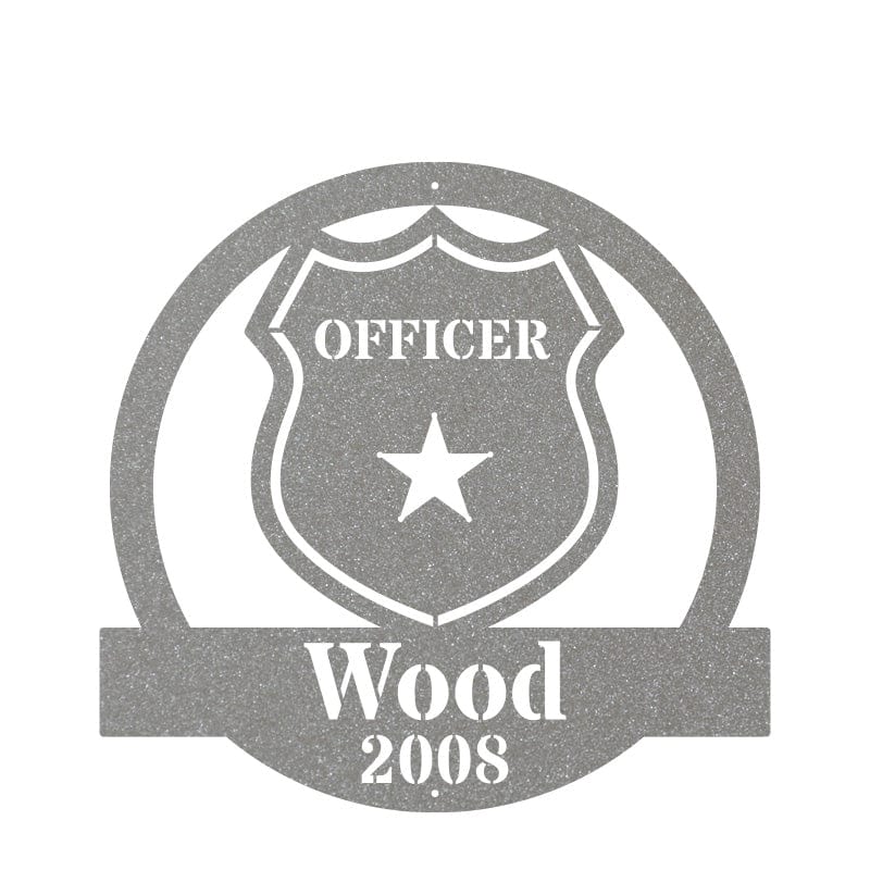 Police Officer Monogram