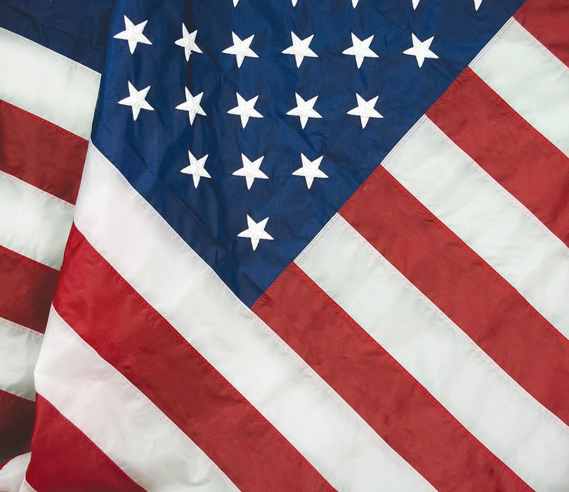 POLY-EX Polyester American Flag — Heavy-Duty Built for High Winds