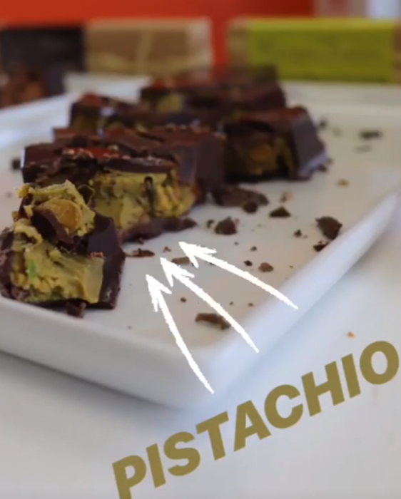 Pralus Infernale Pistache Praline Bar 75% by Farm2Me