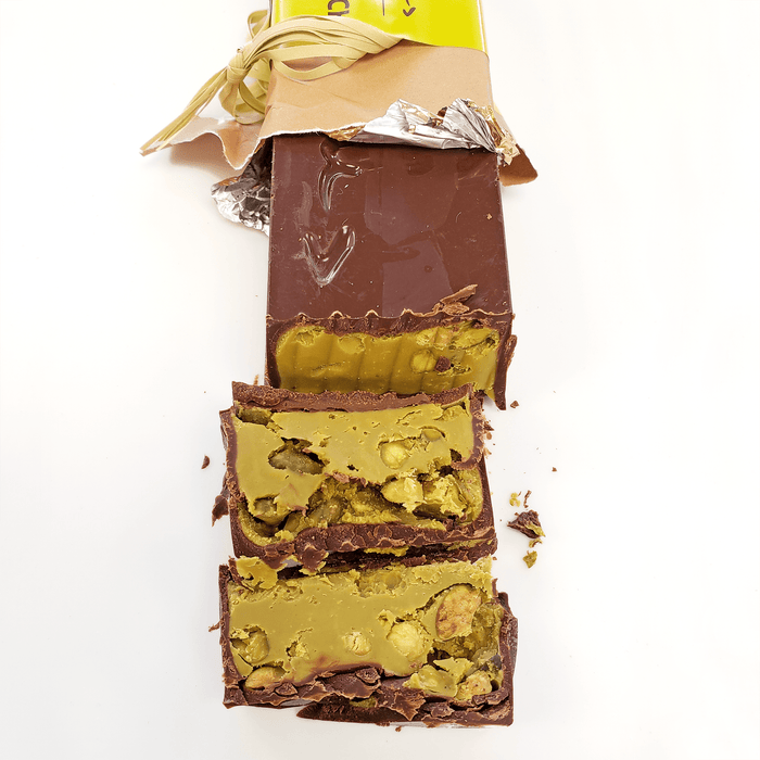 Pralus Infernale Pistache Praline Bar 75% by Farm2Me