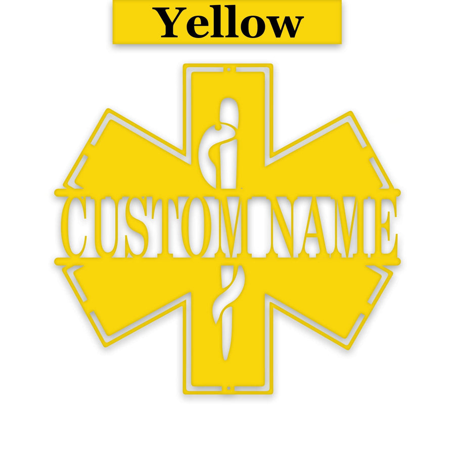 Public Service Personalized EMT Metal Sign