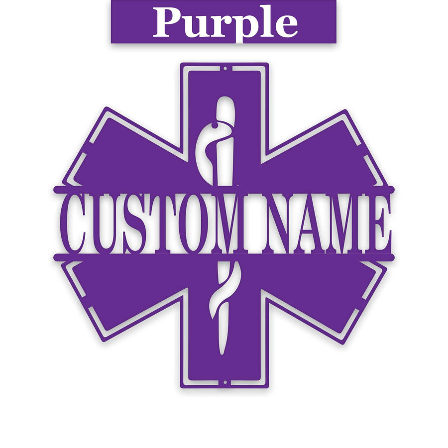 Public Service Personalized EMT Metal Sign