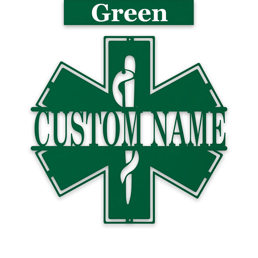Public Service Personalized EMT Metal Sign