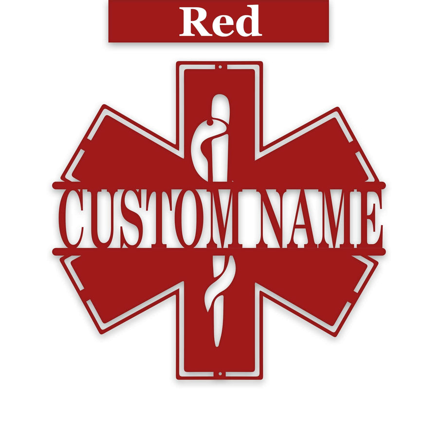Public Service Personalized EMT Metal Sign