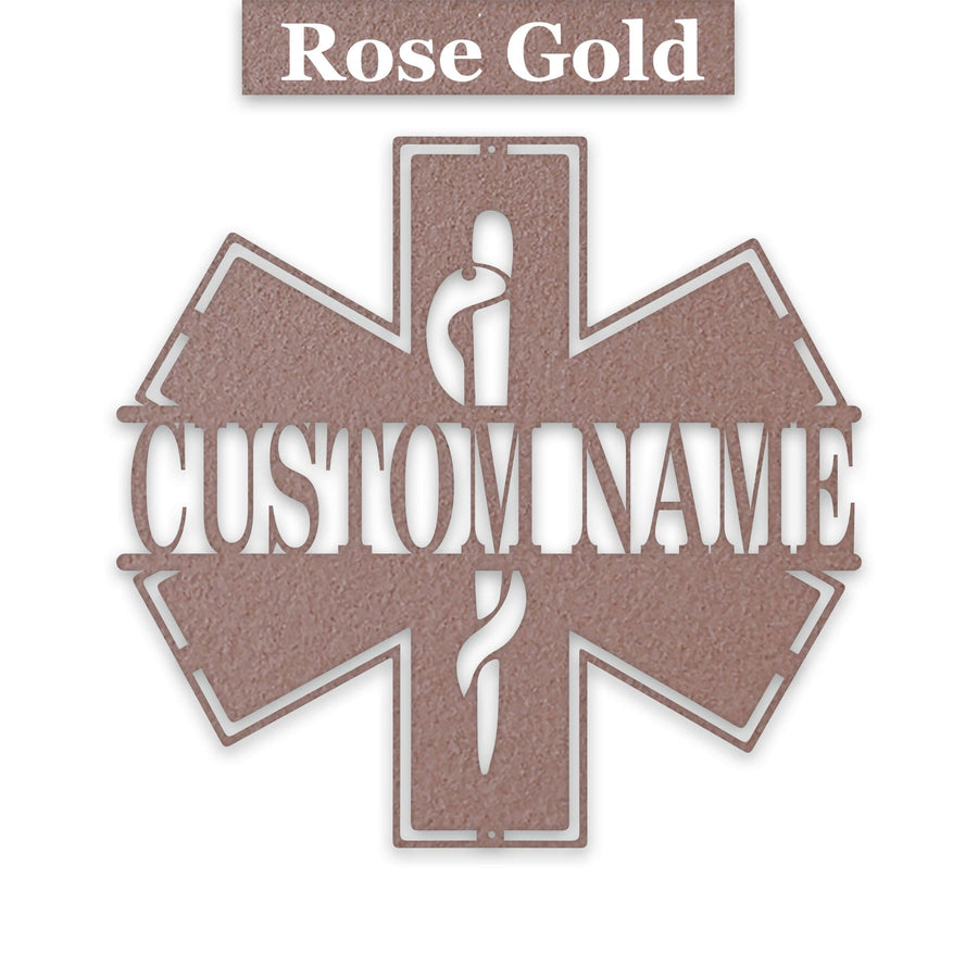 Public Service Personalized EMT Metal Sign