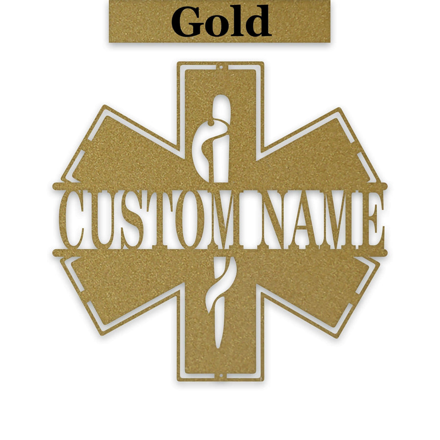 Public Service Personalized EMT Metal Sign