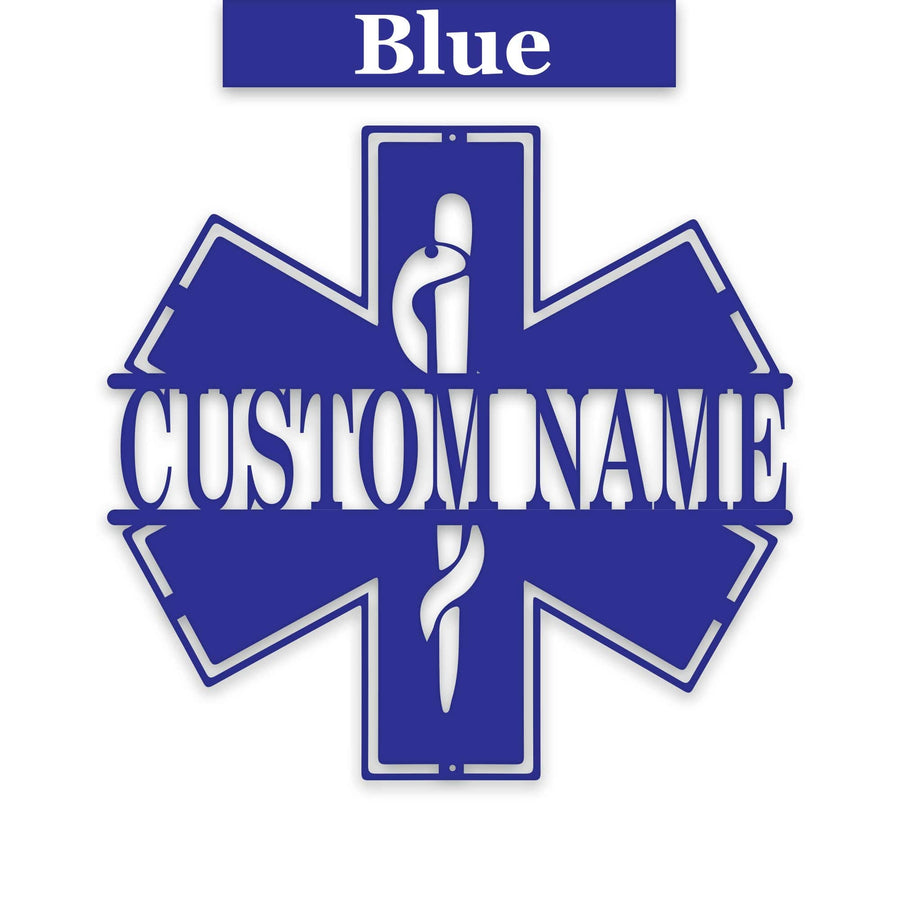 Public Service Personalized EMT Metal Sign