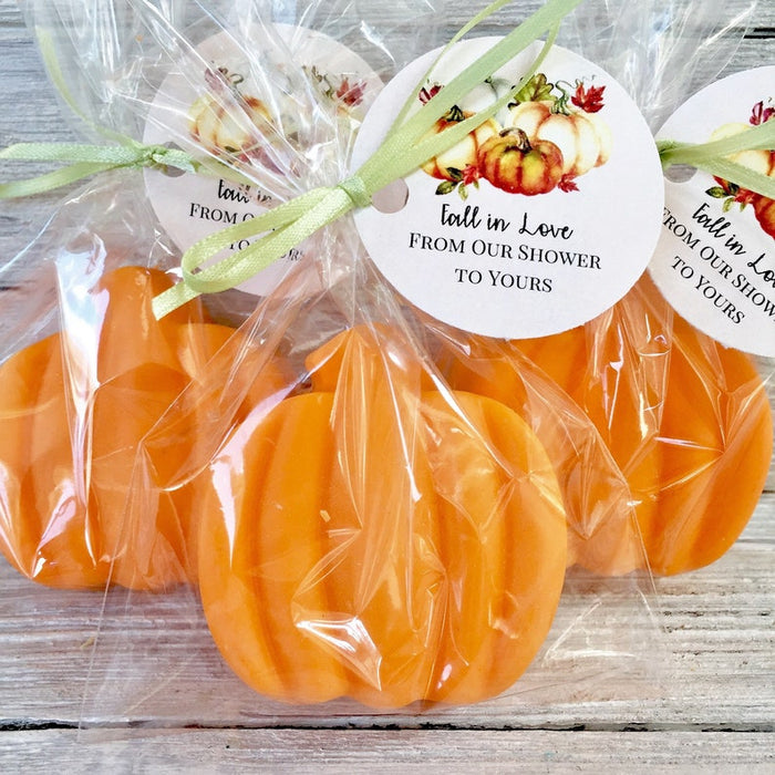 10 Pumpkin Soap Favors