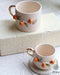 Handmade Pumpkin Mug with Gold Handle 10 oz, Pumpkin Spice Mug, Halloween Ceramic Mug, Thanksgiving Gifts Ideas, Pumpkin spice latte, Fall vibes