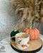 Handmade Pumpkin Mug with Gold Handle 10 oz, Pumpkin Spice Mug, Halloween Ceramic Mug, Thanksgiving Gifts Ideas, Pumpkin spice latte, Fall vibes