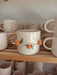 Handmade Pumpkin Mug with Gold Handle 10 oz, Pumpkin Spice Mug, Halloween Ceramic Mug, Thanksgiving Gifts Ideas, Pumpkin spice latte, Fall vibes