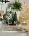 Handcrafted 'Holiday Cheer' Christmas Tree Ceramic Espresso Cup & Saucer Set - 5.4oz Festive Gift for Coffee Lovers
