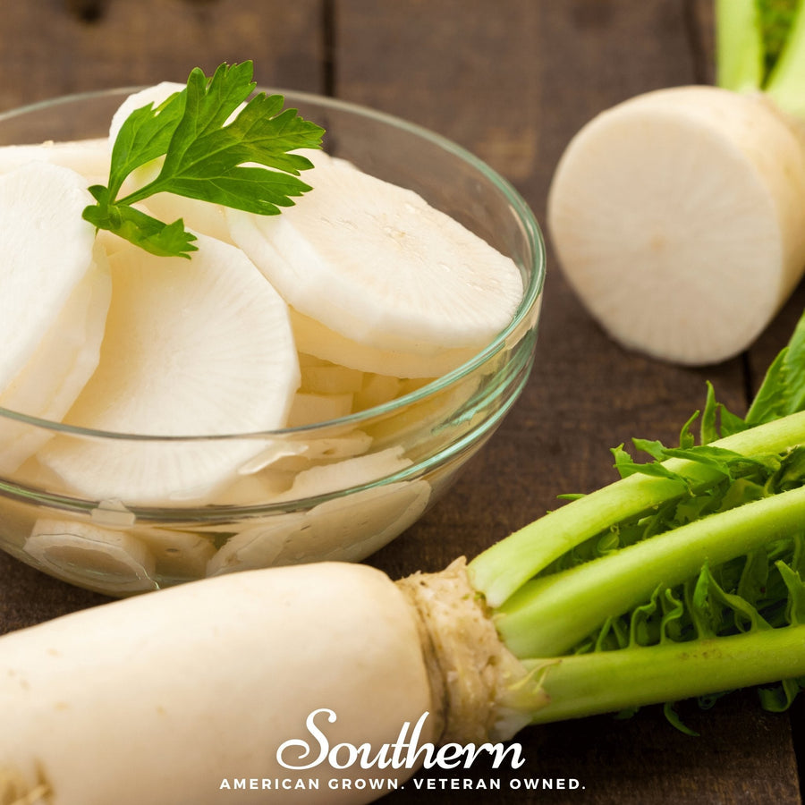 White Icicle Radish – 100 Seeds