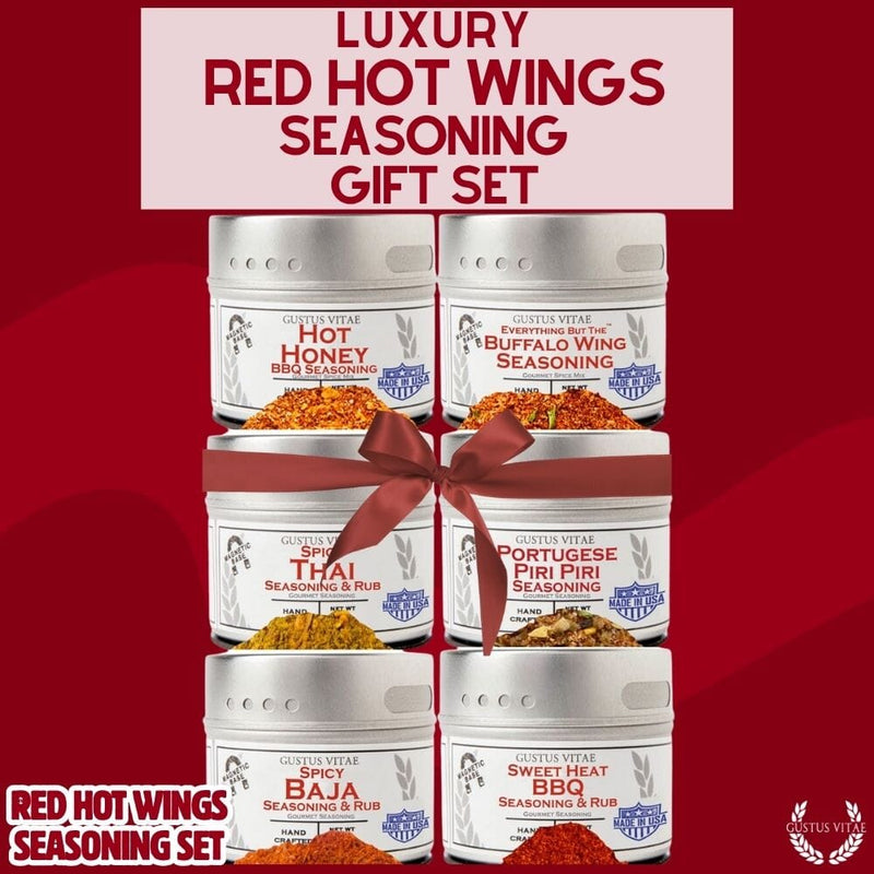 Red Hot Wings Seasoning Set Collections & Gift Sets Gustus Vitae