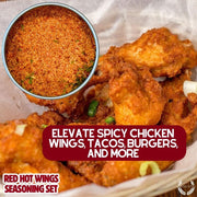Red Hot Wings Seasoning Set Collections & Gift Sets Gustus Vitae