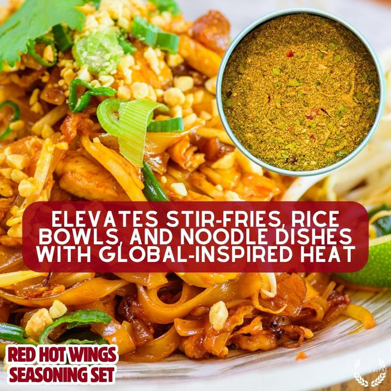 Red Hot Wings Seasoning Set Collections & Gift Sets Gustus Vitae