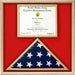 Air Force Flag and certificate Display case., , The Military Gift Store, Air Force Flag