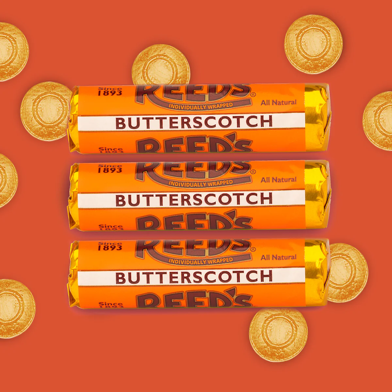Reed’s Butterscotch Hard Candy Rolls